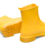 ОТСТЪПКА Жълти дамски ботуши за дъжд