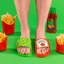 Výnimočný darček od Dedoles Sandales rigolotes Frites et ketchup