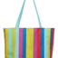 Ajándék tipp Vidám strandtáska Nyári csíkok