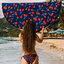 Pre dokonalý a originálny outfit Serviette de plage ronde rigolote Cerises