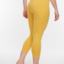 Sale Mustard Yellow 3/4 Organic Cotton Leggings