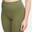 Výnimočný darček od Dedoles Leggings Capri in cotone organico verde oliva