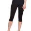 Lifestyle photo Black Cotton 3/4 Leggings