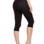 Original gift Black Cotton 3/4 Leggings