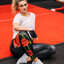 Lifestyle fotó Vidám sport leggings Pipacsok