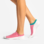 a tökéletes és egyedi ruházathoz Rózsaszín-türkiz funkcionális zokni sportcipőbe