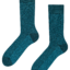 Suchen Sie ein originelles und außergewöhliches Geschenk? überrascht den Beschenkten sicher Smaragdblaue gemusterte Socken