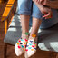 Lifestyle foto Calzini sneaker Buonumore Cuori colorati