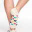 Sleva Veselé ponožky do tenisek Barevná srdíčka