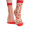 Szerezzen magának örömet ezzel a Dedoles darabbal Vidám nylon zokni Cseresznyék és pöttyök