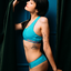 Gift idea Turquoise Women's Brazilian Panties
