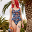 Original gift One-piece Swimsuit Orient