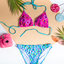 Obrázok produktu Slip Bikini Buonumore Ornamento azteco blu