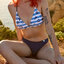Looking for an original and unusual gift? The gifted person will surely surprise with Triangle Bikini Top Sailor Stripes