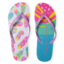 Gift idea Flip Flops Colourful Feathers