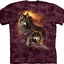 pro dokonalý a originální outfit Tričko Vlčí západ slunce