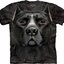 Tip na darček Tričko Tvár čierneho pitbula
