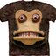 Hľadáte originálny a nezvyčajný darček? Obdarovaného zaručene prekvapí Tričko Tvár cimbálovej opice