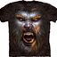 Zľava T-shirt Face Werewolf