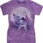 Pre dokonalý a originálny outfit Dámske tričko Láska medzi vlkmi