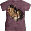 Lifestyle foto Two Hearts Horses T Shirt