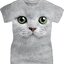 Pre dokonalý a originálny outfit Dámske tričko Mačka so zelenými očami