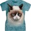 Lifestyle fotó Grumpy cat női póló