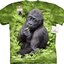 Lifestyle foto Tričko Gorila nížinná