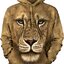Výjimečný dárek od Dedoles Mikina s kapucí Lev 3D