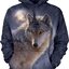 Eredeti ajándék a Dedolestől Adventure Wolf Wolves Hoodie