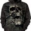 Kedvezmény Kapucnis pulóver Halálfej