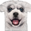Geschenktipp Weißes T-Shirt Siberian Husky Welpe