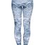 Zdjęcie lifestyle  Damskie elastyczne legginsy Marmur