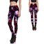 Výpredaj Dámske elastické legíny Skulls And Roses Purple