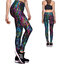 Foto Női sportos elasztikus leggings Színes világ