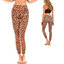 Zdjęcie lifestyle Ladies' Elastic Sport Leggings - Cheetah Pattern