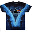 Hledáte originální a neobvyklý dárek? Obdarovaného zaručeně překvapí Modré batikované hudební tričko Pink Floyd The dark side of the moon