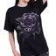 Obrázok produktu Čierne tričko Fialová ruža