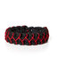 Potešte sa týmto kúskom Dedoles Paramicord survival náramok Kobra X čierno červený
