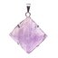 Výnimočný darček od Dedoles Prívesok Ametyst pyramída - kameň mieru
