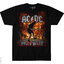 Lifestyle foto Čierne hudobné tričko AC/DC Rock eruption
