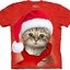 ZNIŻKA Santa Cat Red Child