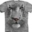 Zľava Tričko Biely tiger