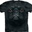 Hľadáte originálny a nezvyčajný darček? Obdarovaného zaručene prekvapí Tričko Tvár čierneho mopslíka – detské