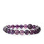 Výpredaj Energetický náramok Ametyst tmavý - kameň mieru