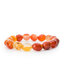 Pre dokonalý a originálny outfit Náramok Karneol nugety - kameň ambicií