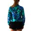 Lifestyle foto Дамско Бомбър Яке Синьозелени цветия