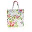 Tip na darček Biela nákupná taška Vintage flowers
