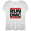 Hledáte originální a neobvyklý dárek? Obdarovaného zaručeně překvapí Bílé dámské tričko Run DMC Logo