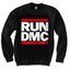 Kiárusítás Fekete Pulóver kapucni nélkül Run DMC Logo